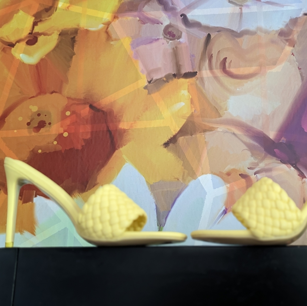 Cape Robbin Anson Sexy Woven High Heels - Picture 2 of 3